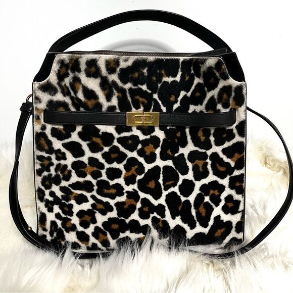 Tory Burch Lee Radziwill leopard bag - Picture 1 of 10